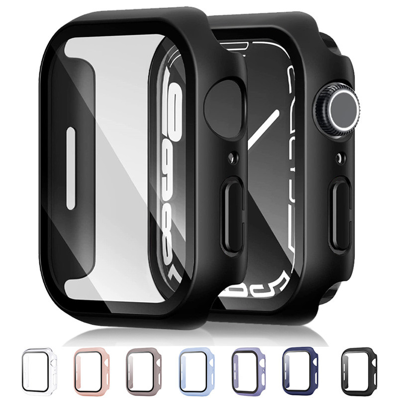 Apple Smartwatch Accessories - Kaca + penutup untuk casing jam