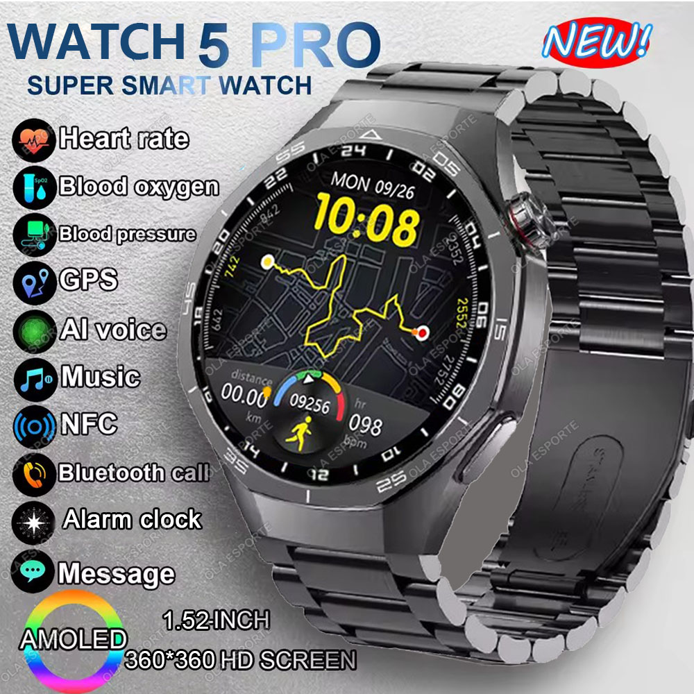 Smartwatch Custom - Jam Tangan Pintar Baru Watch 5