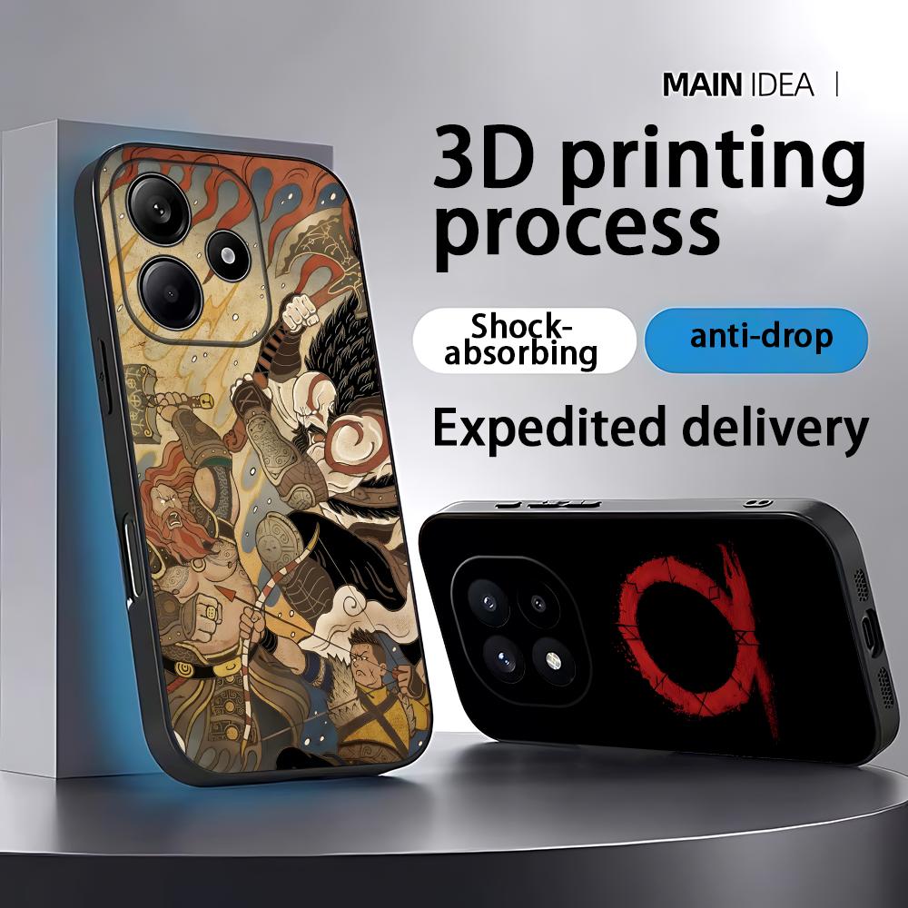 Xiaomi Redmi Note 13 - Casing Telepon God of War untuk