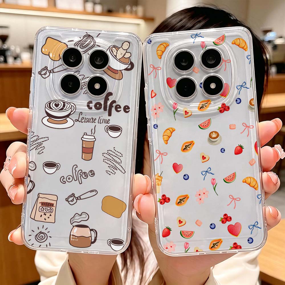 Xiaomi Redmi Note 13 - Casing Ponsel Motif Kopi Minimalis Untuk