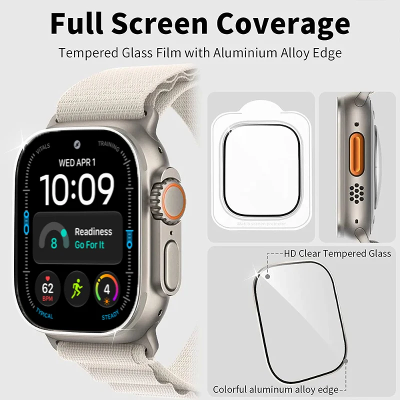 Pelindung Layar Kaca Tempered  - Apple Smartwatch Accessories ulasan dan harga