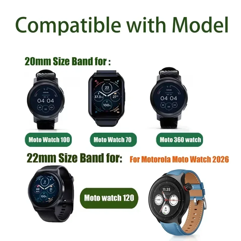 Tali Dua Warna Bernapas 20Mm 2 - Motorola Smartwatch Accessories ulasan dan harga