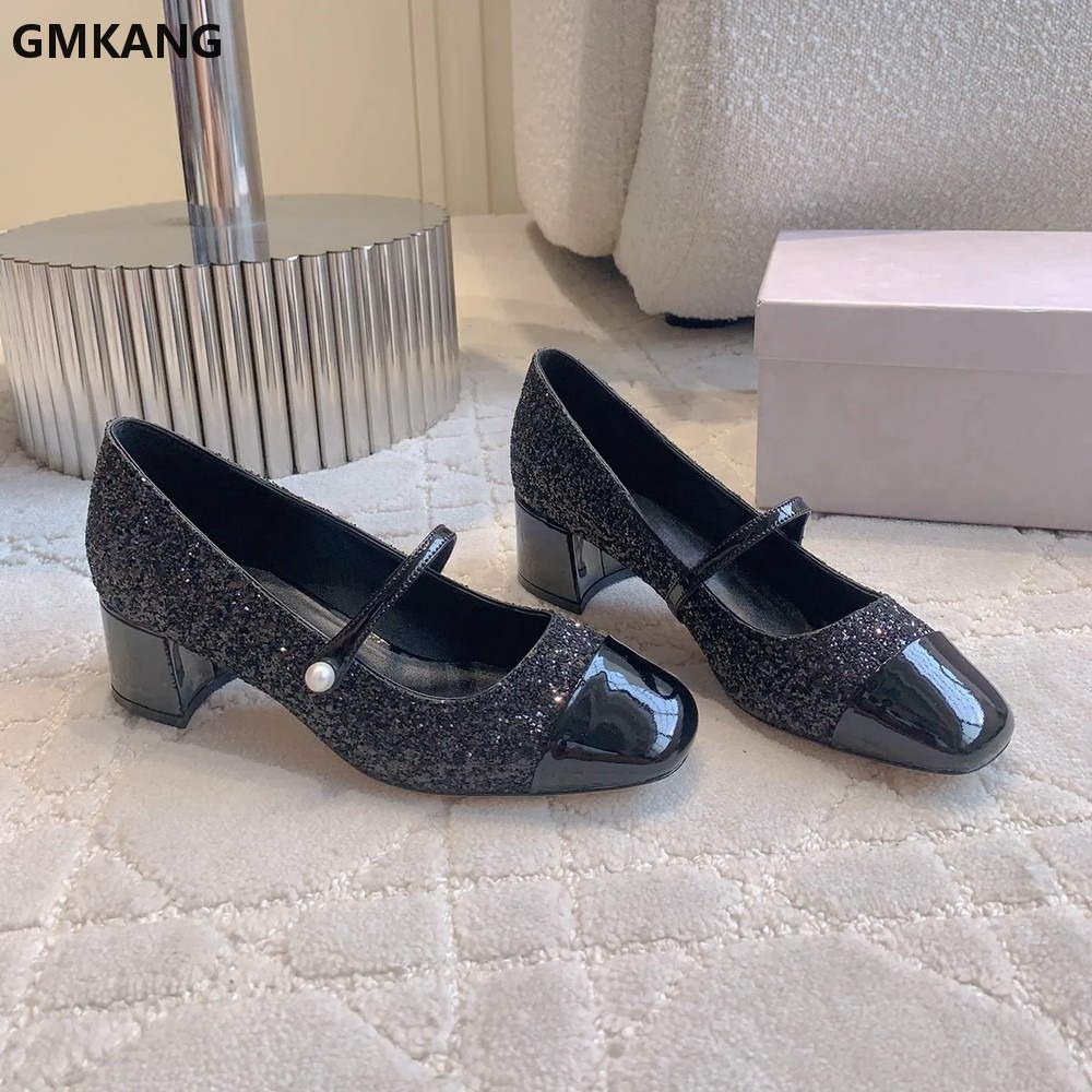 Sepatu Platform Mary Jane Klas - Leather Classic Strap ulasan dan harga