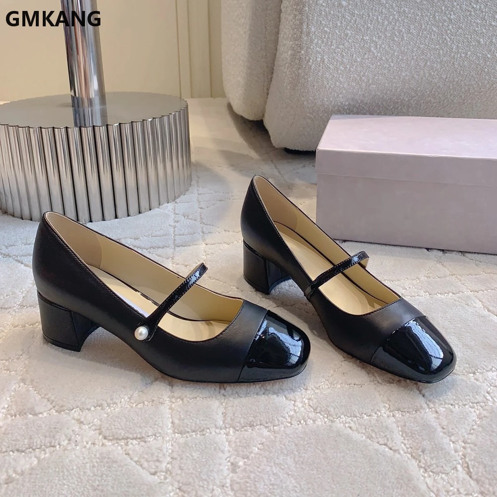 Sepatu Platform Mary Jane Klas - Leather Classic Strap ulasan dan harga