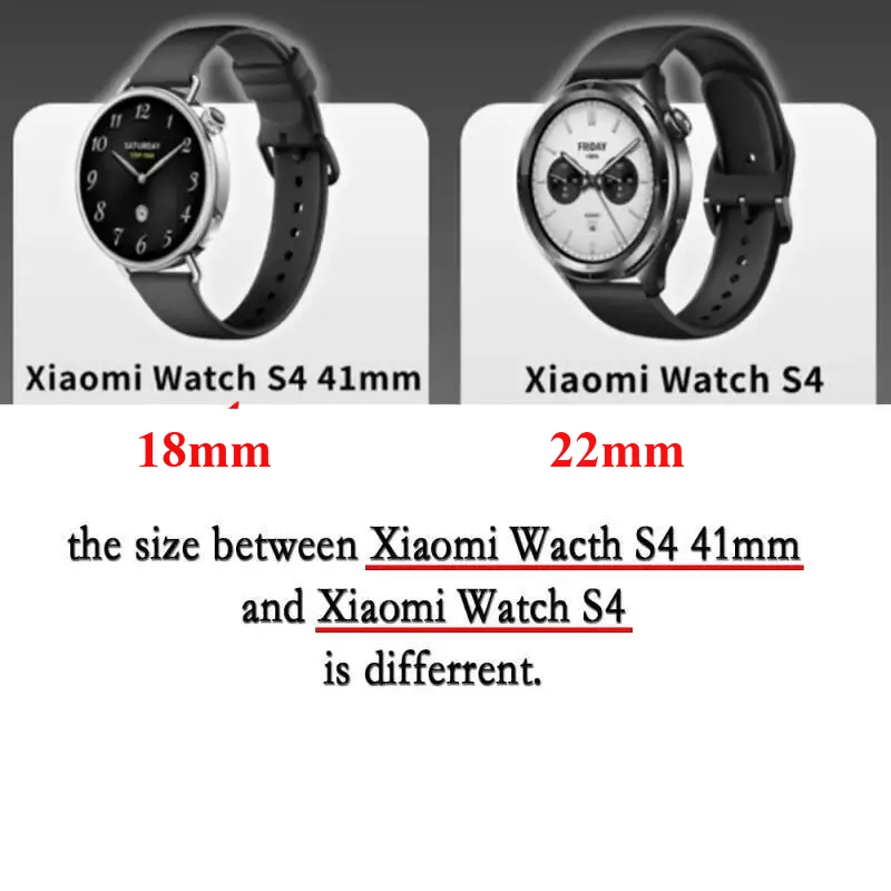 Tali Kulit + Silikon 20 22mm 1 - Xiaomi Smartwatch S4 Accessories ulasan dan harga