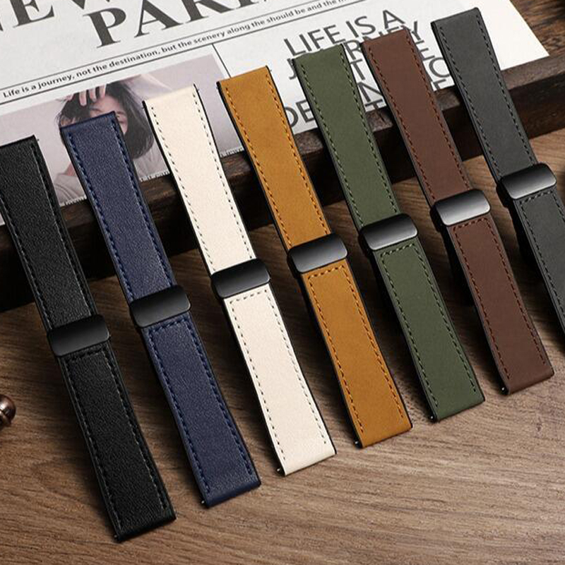 Tali Kulit + Silikon 20 22mm 1 - Xiaomi Smartwatch S4 Accessories ulasan dan harga