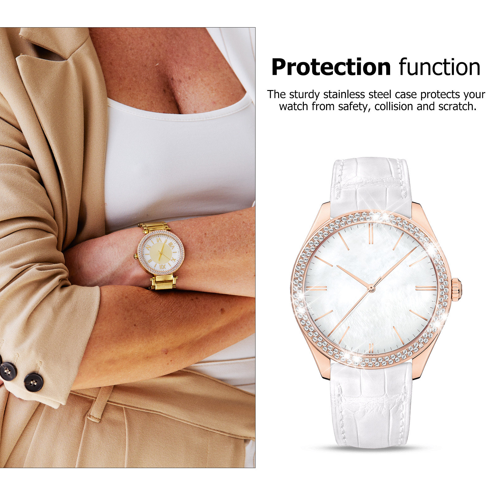 Casing Jam Tangan dengan Hiasa - Smartwatch Case ulasan dan harga