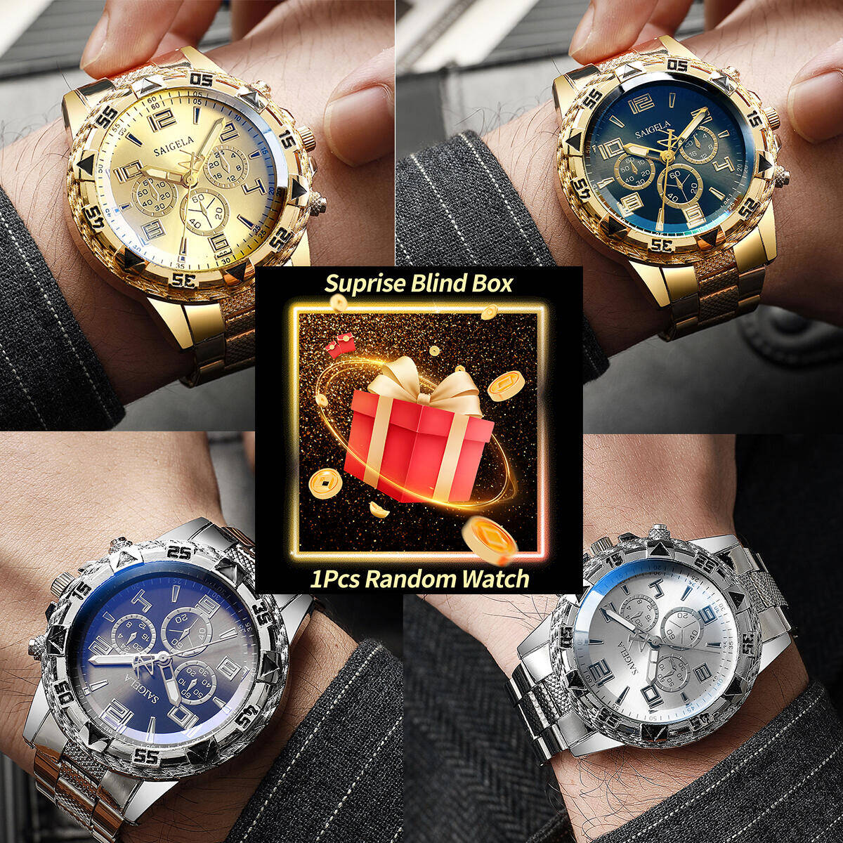 1 Buah Jam Tangan Misteri Keju - Accessories With Watch ulasan dan harga