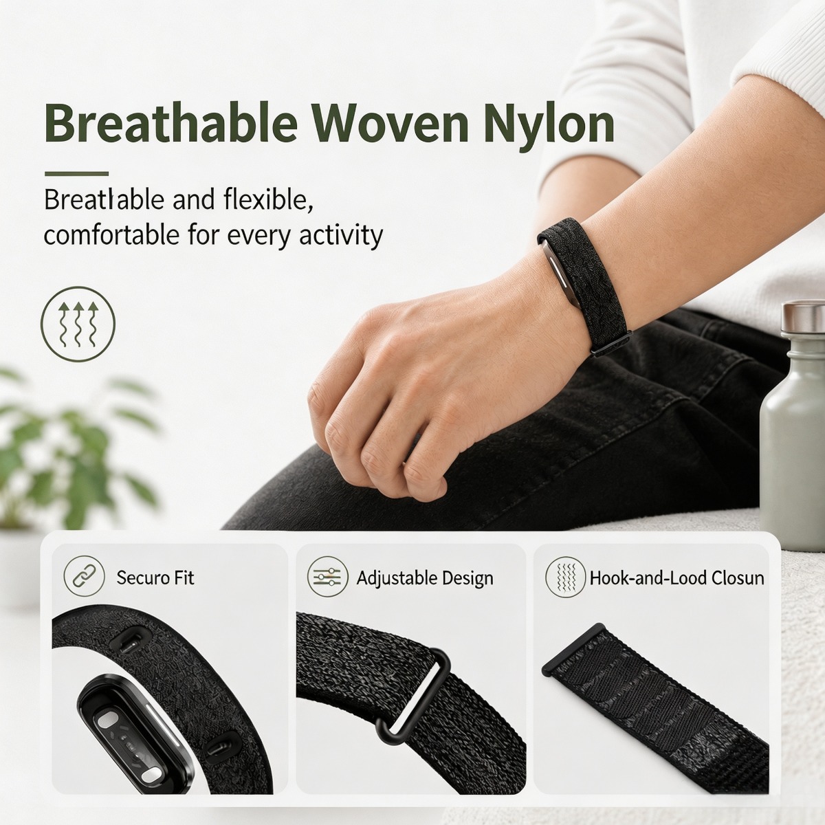 Gelang Tangan Nilon Ringan dan - Sport Loop Strap ulasan dan harga