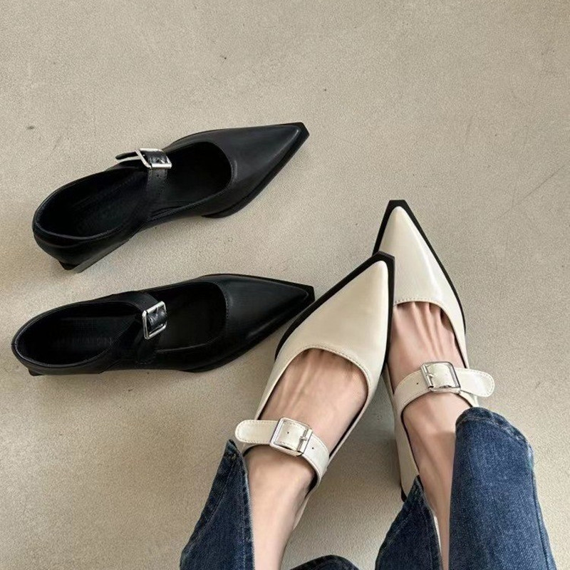 *Sepatu Fashion Mary Jane Wani - Leather Classic Strap ulasan dan harga