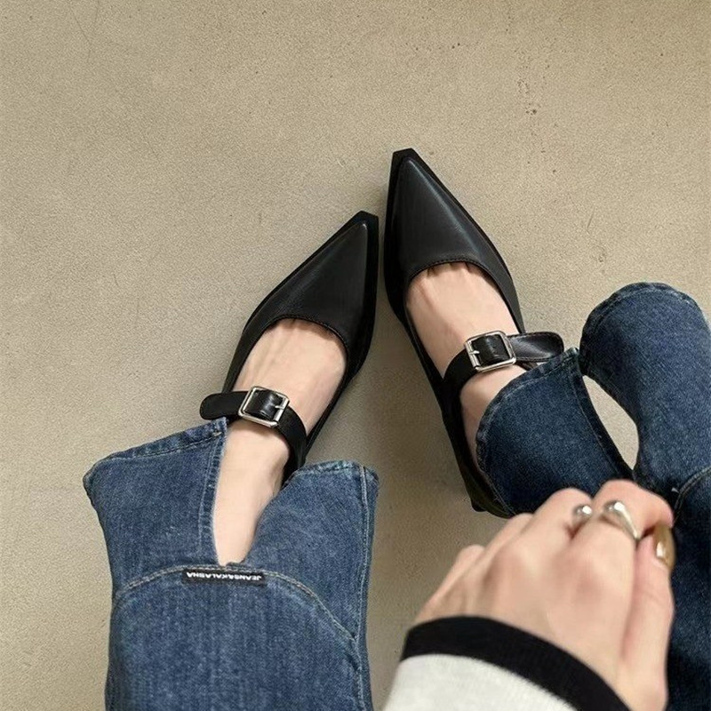 *Sepatu Fashion Mary Jane Wani - Leather Classic Strap ulasan dan harga